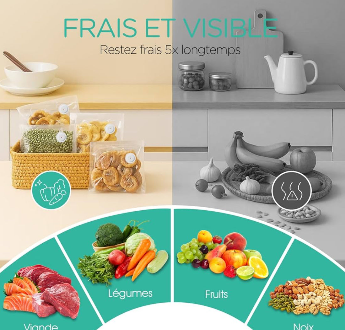 PureFresh - Pompe à vide alimentaire